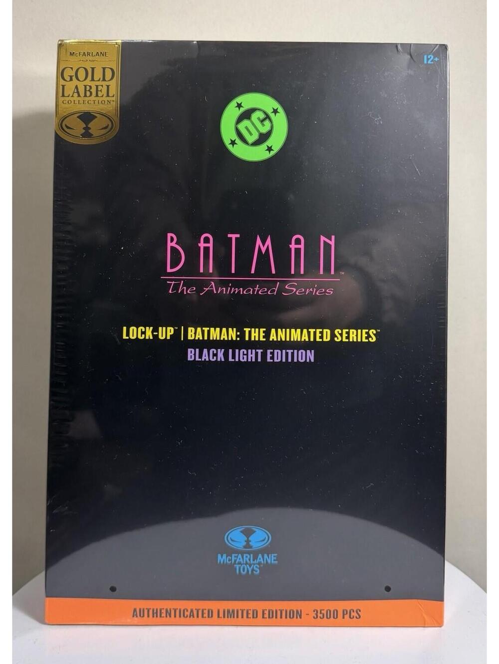 McFarlane DC Direct Batman Animated Series Lock-Up (Black Light) (Gold Label) 6"